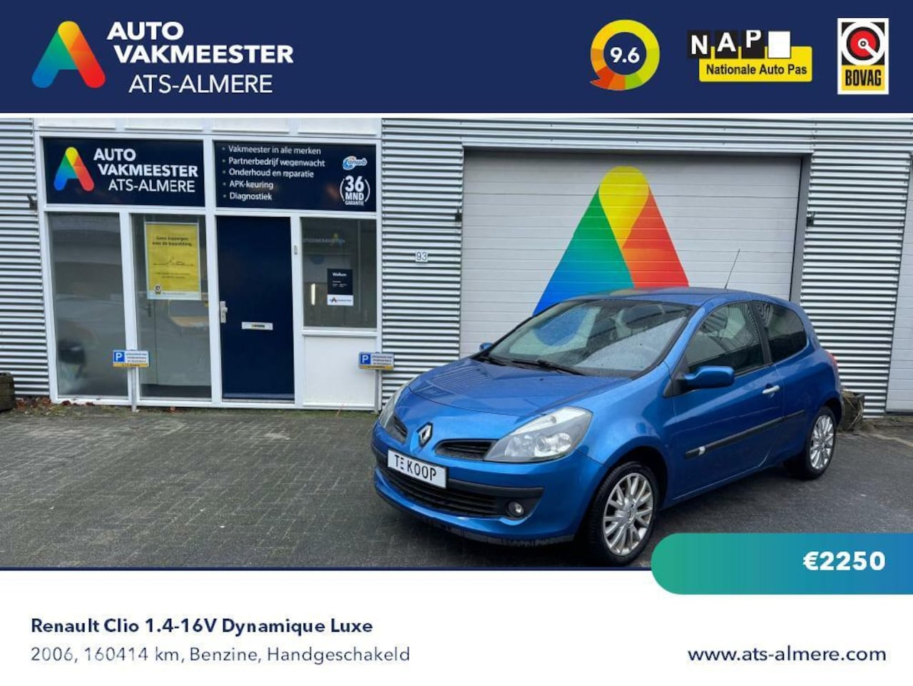 Renault Clio - 1.4-16V Dynamique Luxe 1.4-16V Dynamique Luxe - AutoWereld.nl