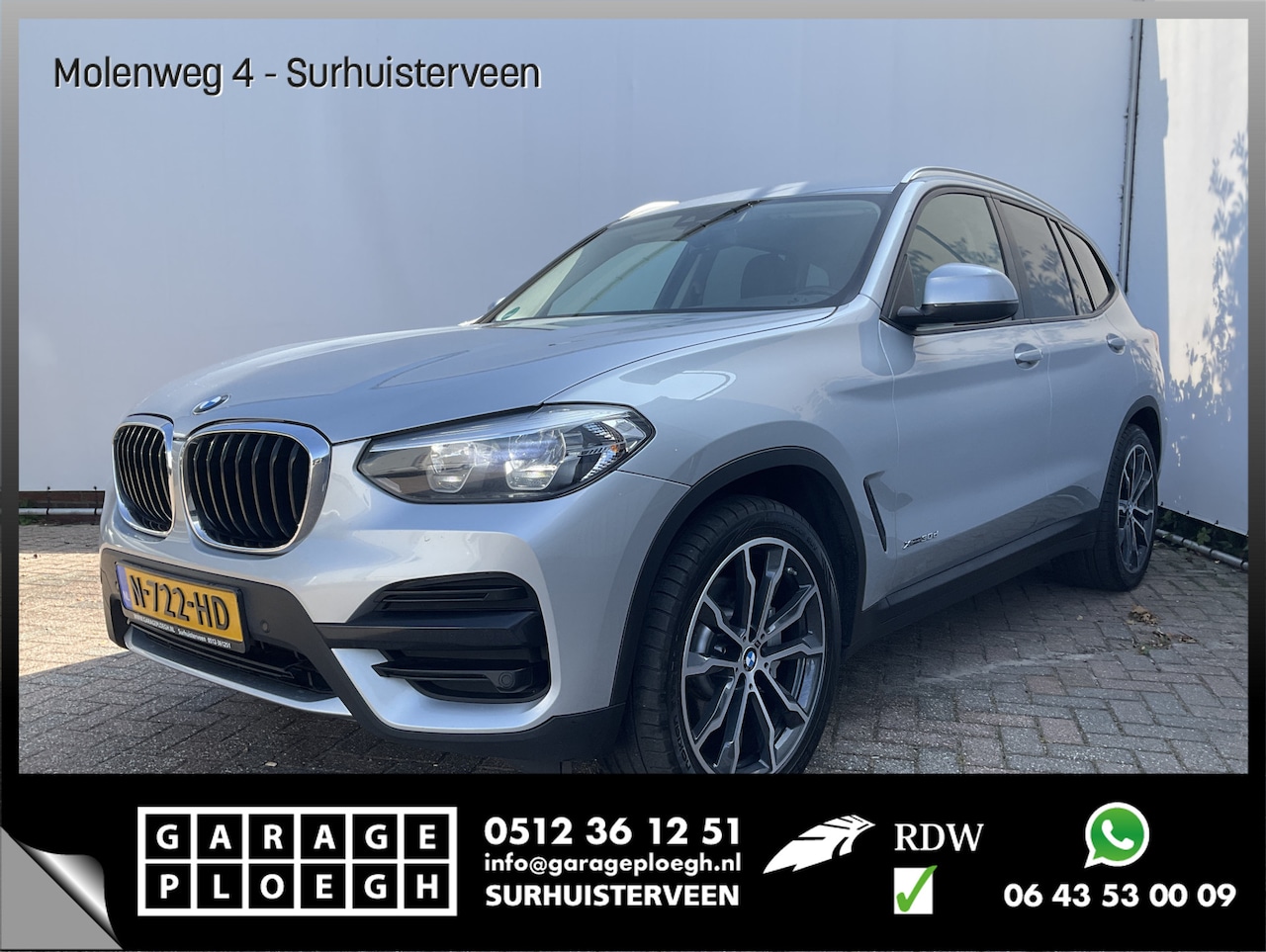 BMW X3 - 3.0 6-Cilinder High Executive xDrive Incl.BTW Leer+Sportzetels Navi Stoelverw. 4x4 - AutoWereld.nl