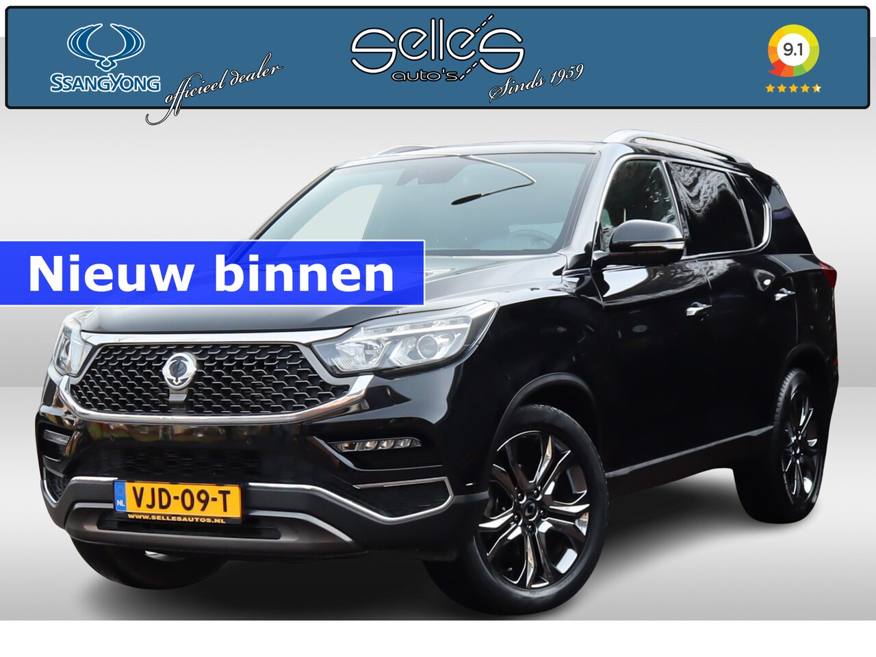 SsangYong Rexton - 2.2 e-XDi Sapphire | Stoel/Stuur verwarming | Camera | 4x4 | Lederenbekleding | 20 Inch Li - AutoWereld.nl