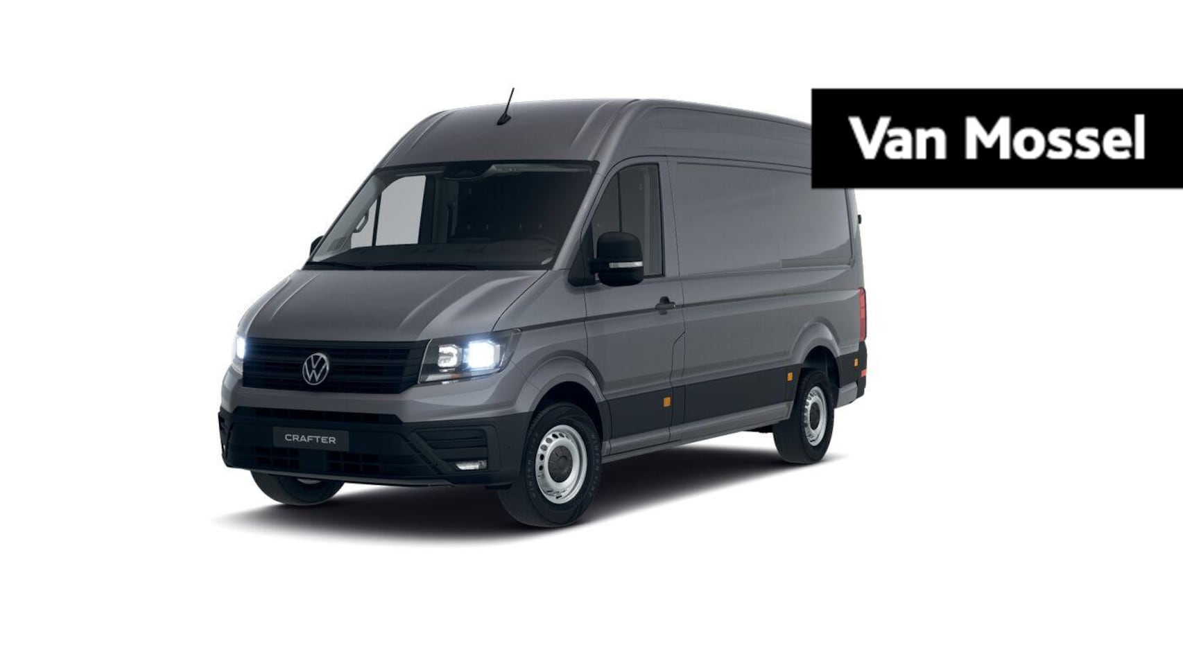 Volkswagen Crafter - 30 2.0 TDI L3H3 Highline Handgeschakeld | voorraad | Zwart | 3 Zits | Camera | Trekhaak - AutoWereld.nl