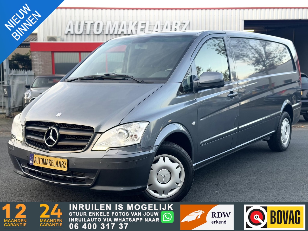 Mercedes-Benz Vito - 122 CDI 3.0 V6 EXTRA LANG AUTOMAAT TOP STAAT PDC - AutoWereld.nl