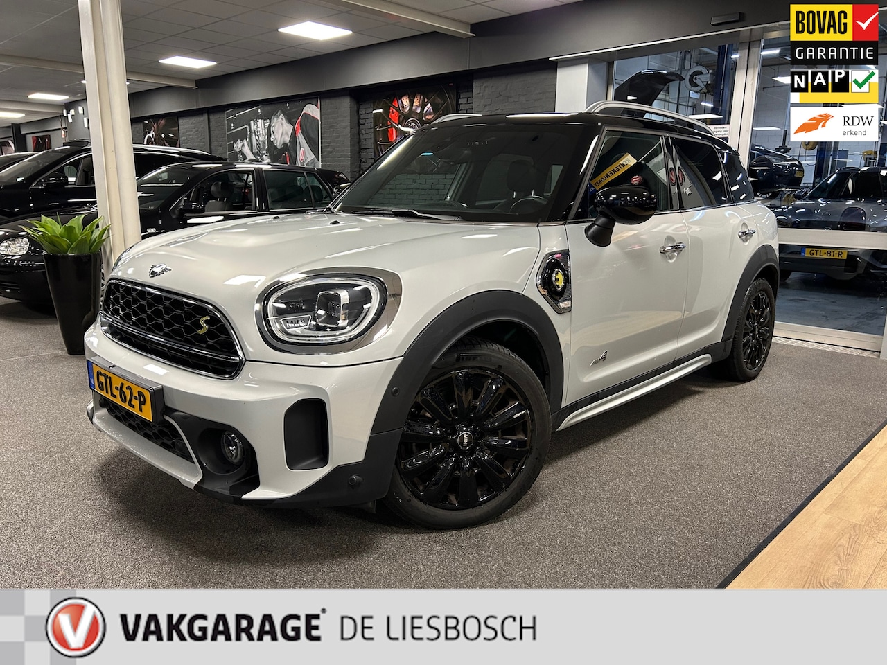 MINI Countryman - 2.0 Cooper S E ALL4 Chili Mini 2.0 Cooper S E ALL4 Chili,pano,leer,navi,harman/kardon,camera,headup - AutoWereld.nl