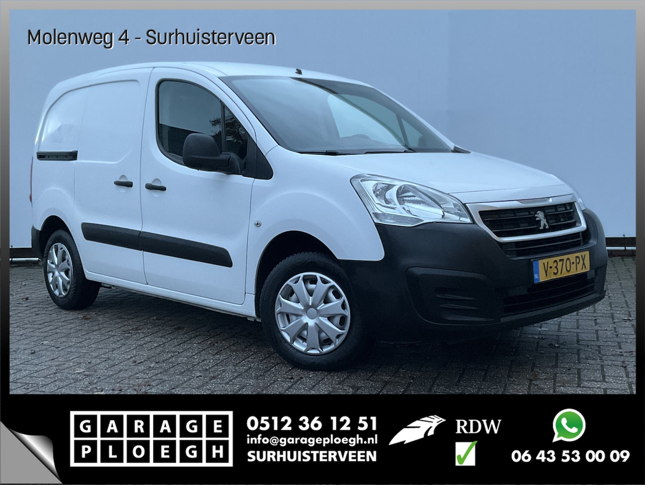 Peugeot Partner - 120 1.6 BlueHDi 100 L1 Airco Cruise Trekhaak Premium - AutoWereld.nl