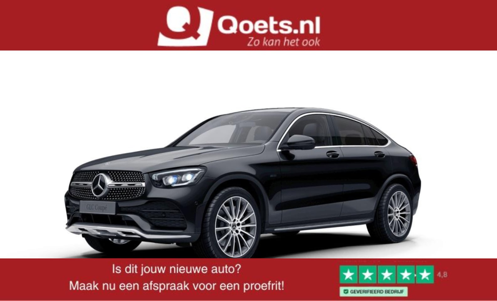 Mercedes-Benz GLC-klasse Coupé - 300e 4MATIC Premium Plus AMG exterieur/interieur - Schuifdak - Elektrisch verstelbare/verw - AutoWereld.nl