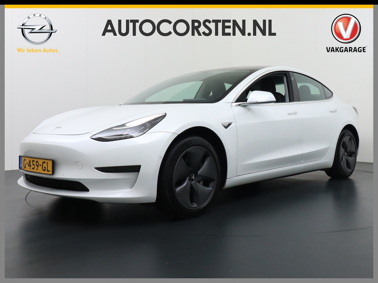 Tesla Model 3 - SR+60kWh 325PK AutoPilot FSD.vb Premium-Luidsprekers Leer PanoDak Adaptive cruise 18" Came - AutoWereld.nl