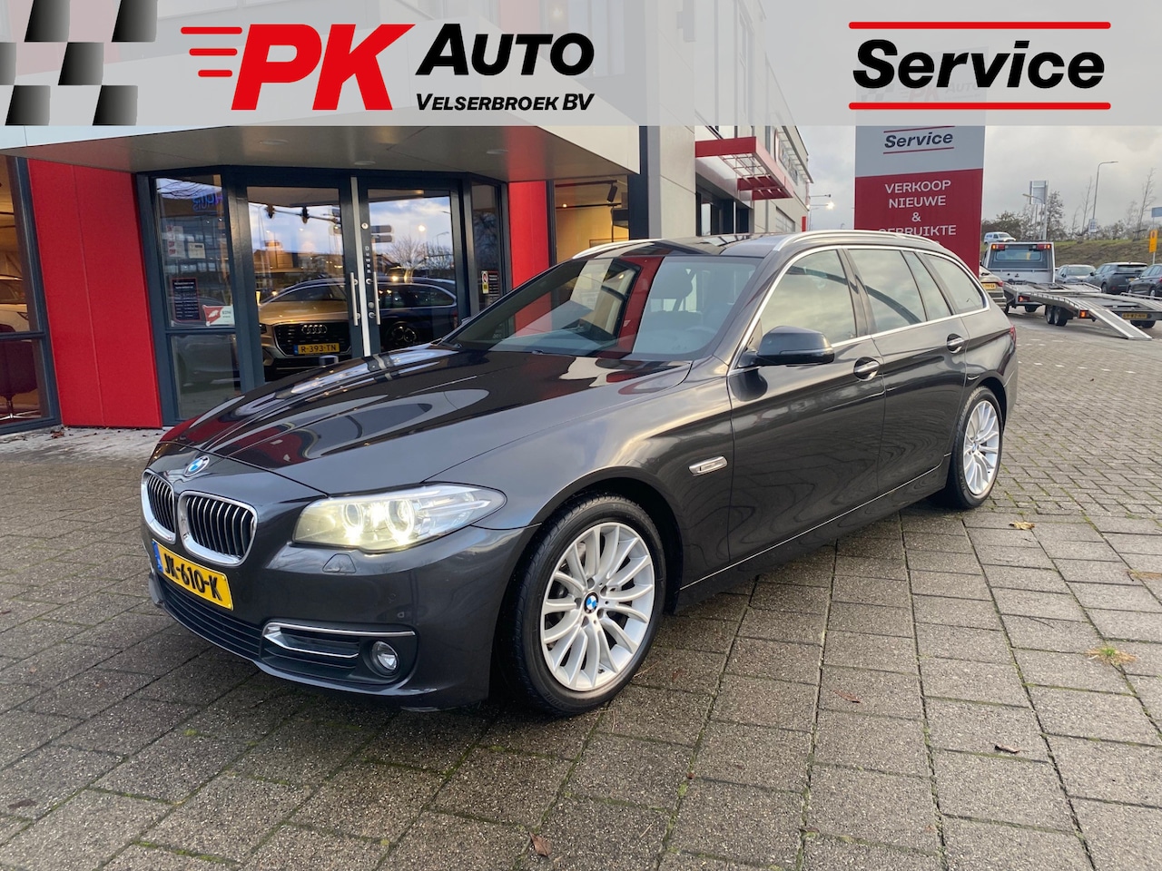 BMW 5-serie Touring - 520i Luxury Edition | Navi | Cruise | Leer | 142.570 km Dealeronderhouden - AutoWereld.nl