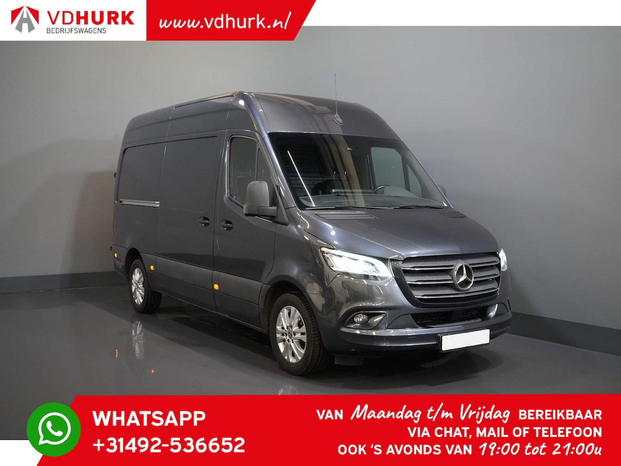 Mercedes-Benz Sprinter - 316 2.2 CDI L2H2 3.5t Trekverm./10,25" MBUX/ LED/ LMV/ Gev.stoel/ Climate/ Stoelverw./ Nav - AutoWereld.nl