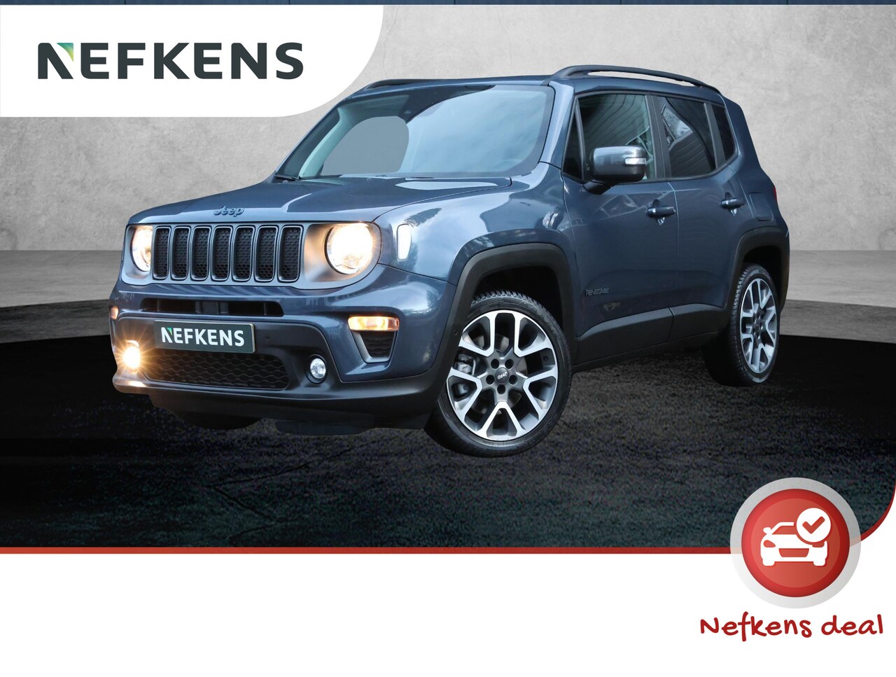 Jeep Renegade - 4xe 240pk Plug-in Hybrid Electric S (1ste eig./Camera/Climate/Adapt.Cruise/FULL LED/UNIEK! - AutoWereld.nl