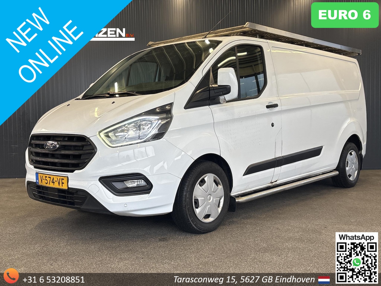 Ford Transit Custom - 340 2.0 TDCI L2H1 Trend € 9.350,- NETTO! | Euro 6 | Imperiaal | Kasten Inbouw | Trekhaak | - AutoWereld.nl