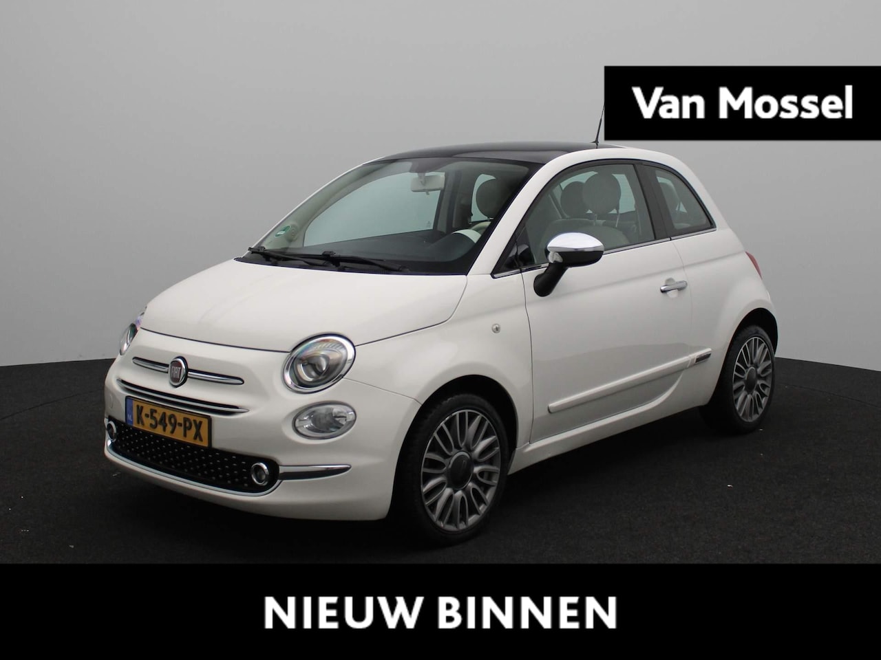 Fiat 500 - 1.2 Lounge | Navigatie | Climate Controle | Panorama dak | - AutoWereld.nl