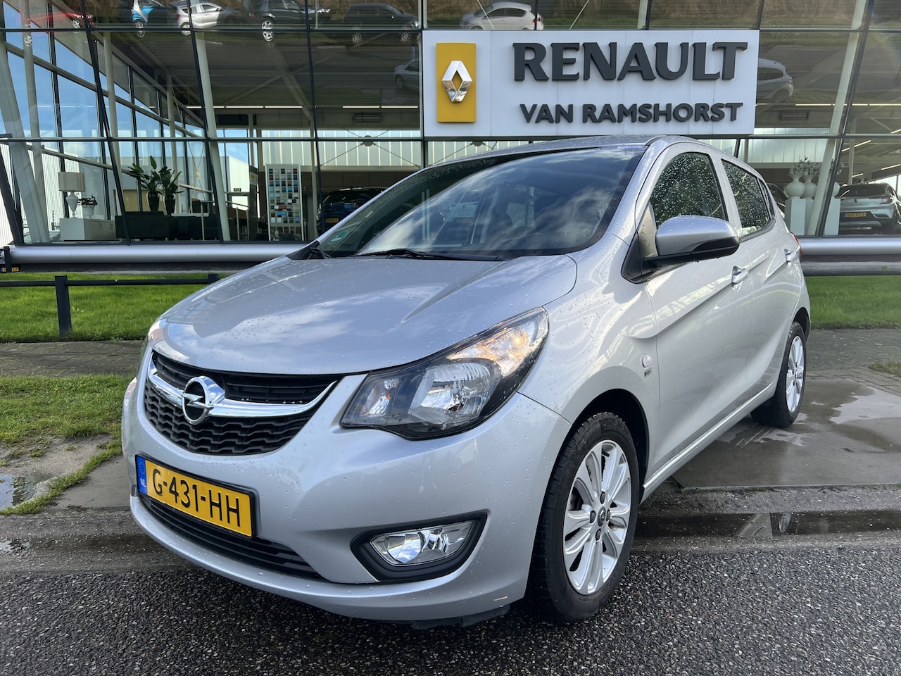 Opel Karl - 1.0 ecoFLEX 120 Jaar Edition / 1e Eigenaar / Cruise / PDC A / Airco / 15'' LMV / - AutoWereld.nl