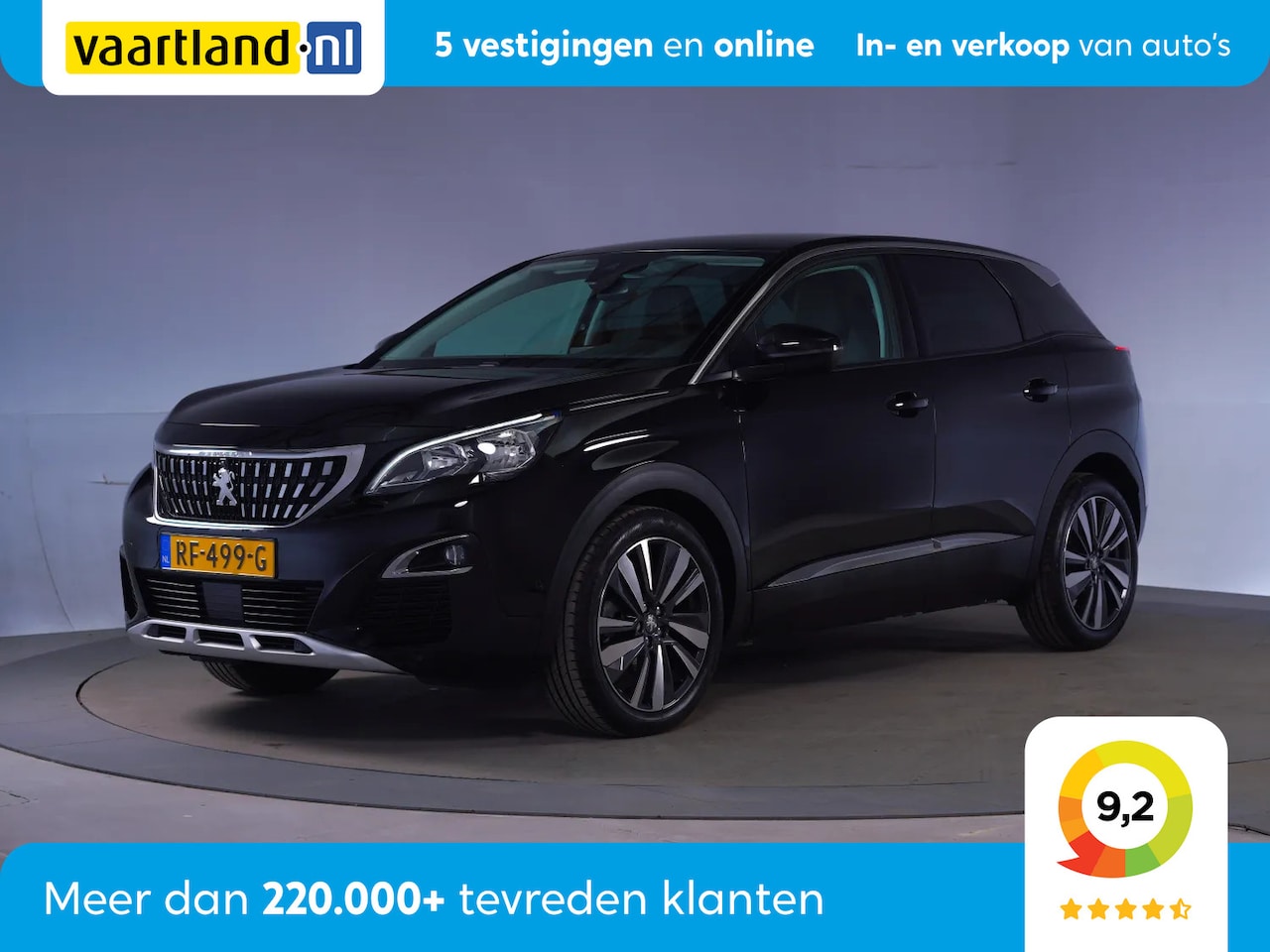 Peugeot 3008 - 1.2 PureTech Blue Lease Premium [ Half Leder Carplay Camera ] - AutoWereld.nl