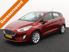 Ford Fiesta - 1.0 EcoBoost Titanium Airco, parkeersensor startstop cruisec super compleet mooi en strak,