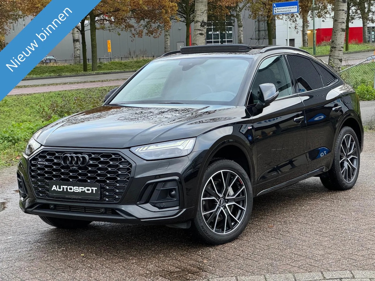 Audi Q5 Sportback - 55 TFSI e S-Line Black Ed. Pano HUD Trekhaak - AutoWereld.nl