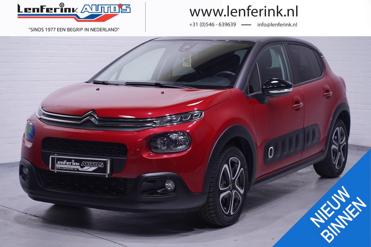 Citroën C3 - 1.2 PureTech Feel Edition Navi Clima PDC Apple Carplay Cruise Rijklaar! - AutoWereld.nl