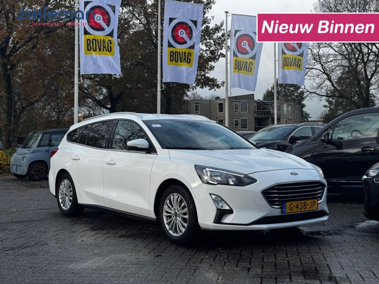 Ford Focus Wagon - 1.0 EcoBoost wagon Titanium Business - Trekhaak, Carplay, Camera - AutoWereld.nl