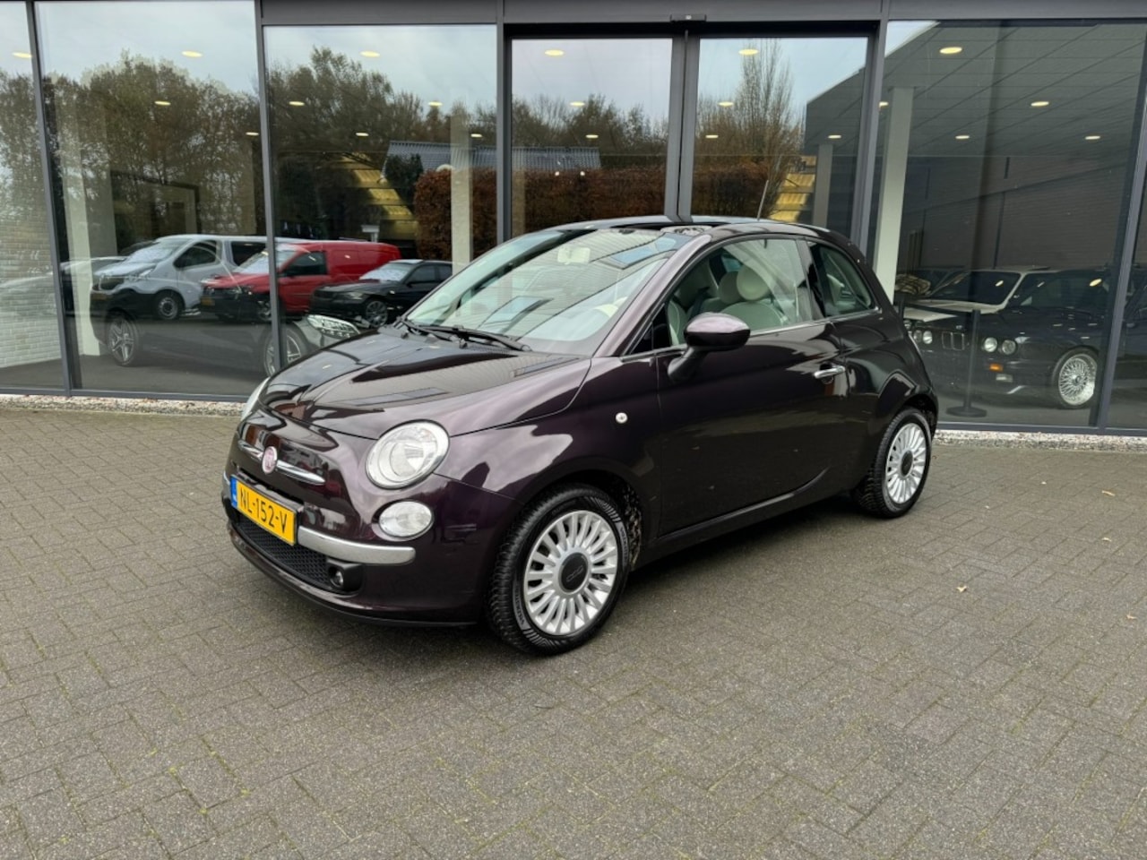 Fiat 500 - 1.2 Lounge 1.2 Lounge,Panorama,Airco,LMV,Elekt Pakket,Multi Stuur - AutoWereld.nl