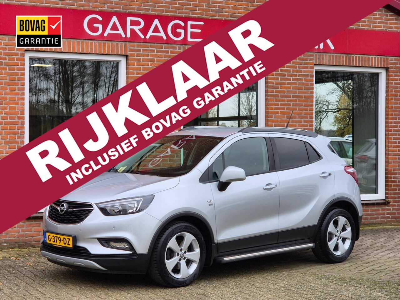 Opel Mokka X - 1.4 Turbo 120 Jaar Edition 140PK 5drs clima, cruise, navi, carplay, agr, trekhaak RIJKLAAR - AutoWereld.nl