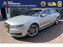 Audi A8 - 4.0 TFSI S8 quattro 2014 km 144.000 V8 Turbo 540PK+ Stage1 21” B&O Pano Led Rood Leer TV