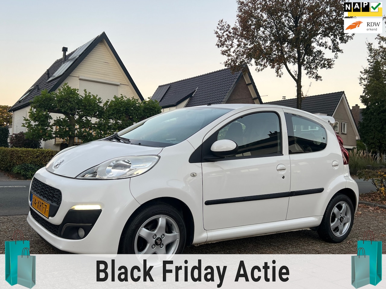 Peugeot 107 - 1.0 Black&White NL-AUTO-NAP APK 07-2025!! - AutoWereld.nl