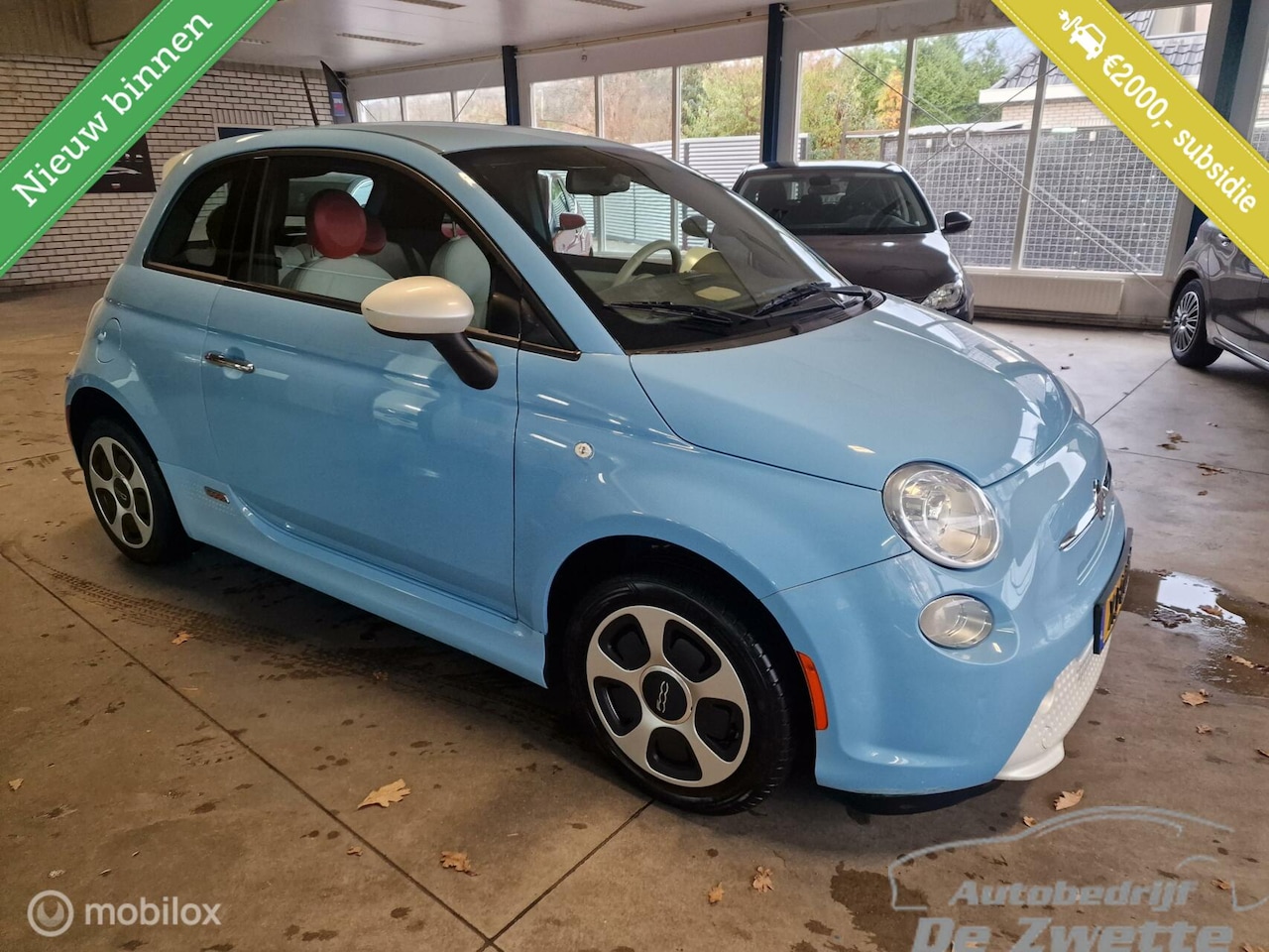 Fiat 500e - 24kwh €2000 subsidie mogelijk ! - AutoWereld.nl