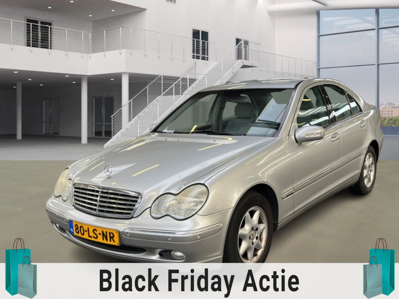 Mercedes-Benz C-klasse - 180 K. Elegance/AUTOMAAT/VELGEN - AutoWereld.nl