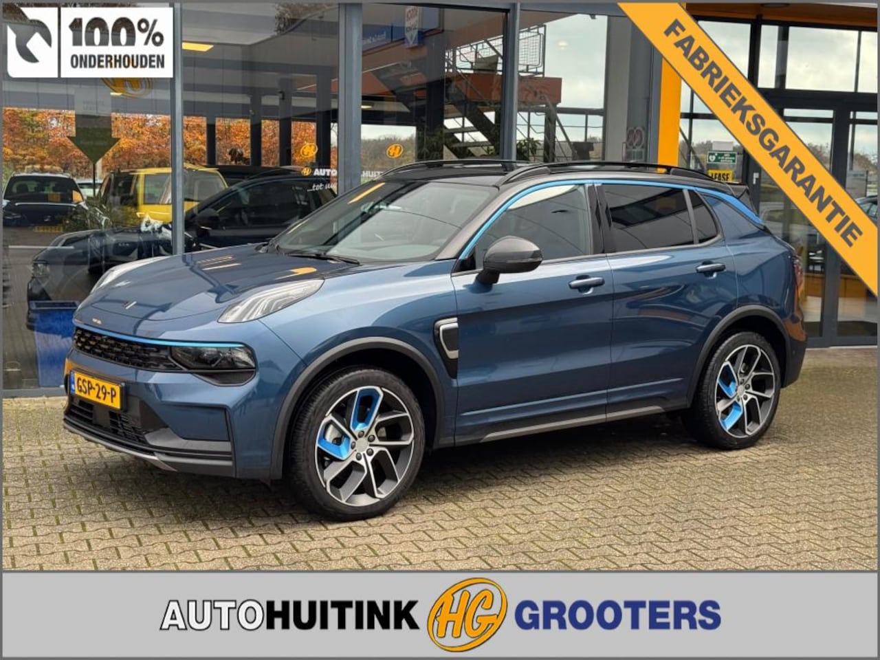 Lynk & Co 01 - 1.5 PHEV Hybrid 261 pk - NIEUW MODEL - Zwarte hemel - 6.6KW - AutoWereld.nl