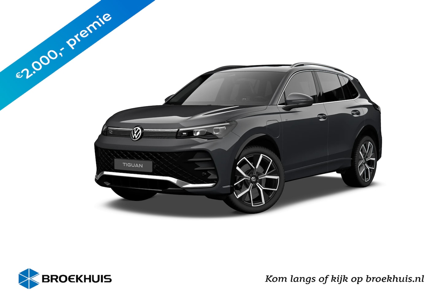 Volkswagen Tiguan - 1.5 eHybrid 204 6DSG R-Line Edition Automaat | R-Line exterieurpakket 'Black Style' | Pano - AutoWereld.nl