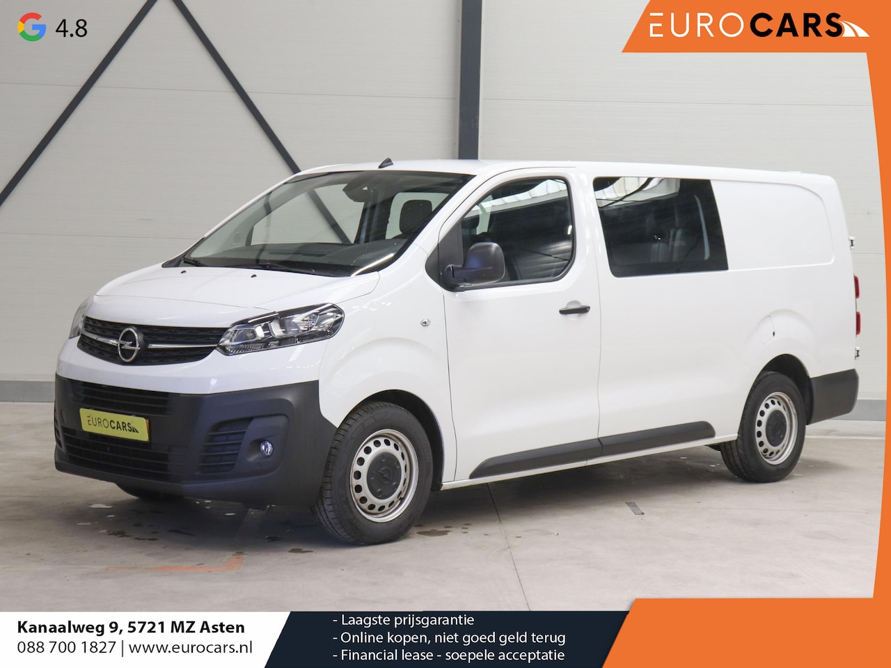 Opel Vivaro - 2.0 CDTI L3H1 Dubbele Cabine Automaat Airco App-connect Navi - AutoWereld.nl