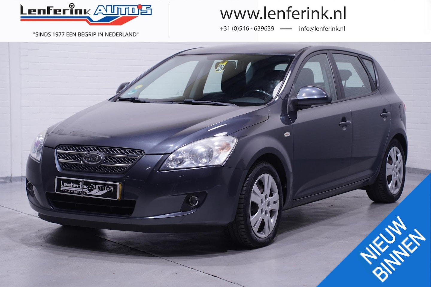 Kia Cee'd - 1.4 X-ecutive Clima Leder/stof - AutoWereld.nl