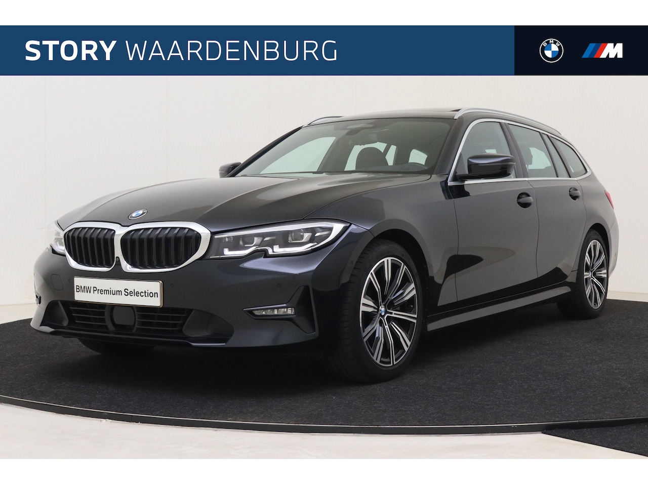 BMW 3-serie Touring - 330i High Executive Automaat / Panoramadak / Sportstoelen / Comfort Access / Parking Assis - AutoWereld.nl