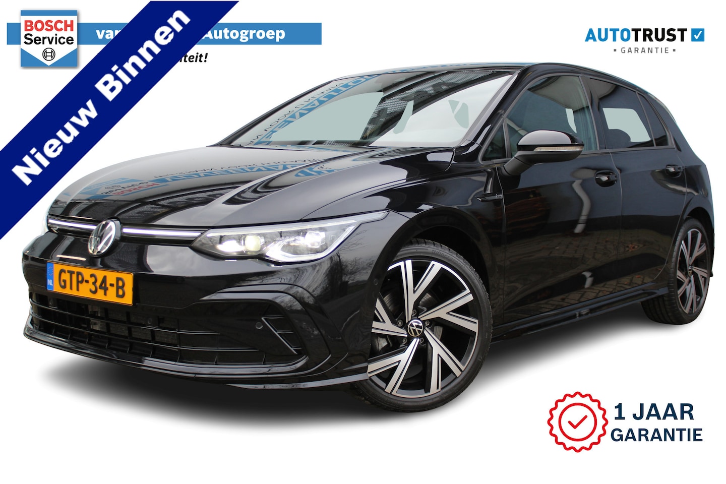 Volkswagen Golf - 1.5 eTSI R-Line Business | Panorama dak | Stoelverwarming | Stuurverwaming | Schuif/kantel - AutoWereld.nl