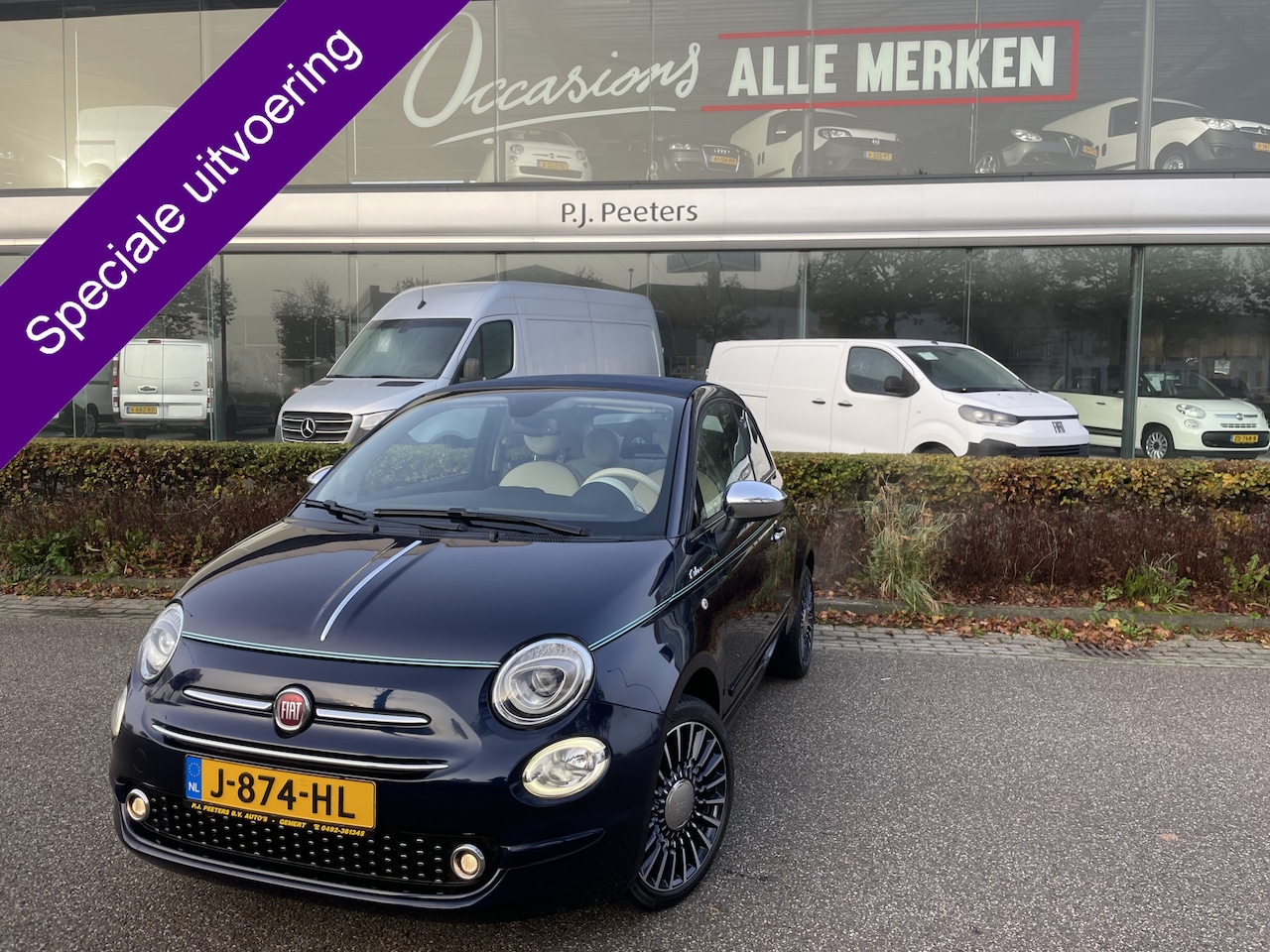 Fiat 500 C - Cabrio 0.9 TwinAir Turbo Riva Speciale unieke uitvoering! met E-Bedienbare kap / Int. met - AutoWereld.nl