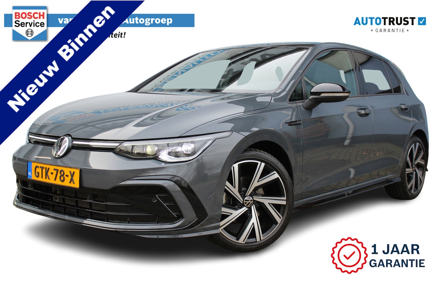 Volkswagen Golf - 1.5 eTSI R-Line Business | Panorama dak | Stoelverwarming | Stuurverwaming | Schuif/kantel - AutoWereld.nl