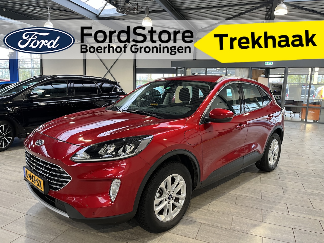 Ford Kuga - 2.5 PHEV 225 pk Titanium | Trekhaak | Winter Pack | Navi | Clima | Cruise | 1e eigenaar | - AutoWereld.nl