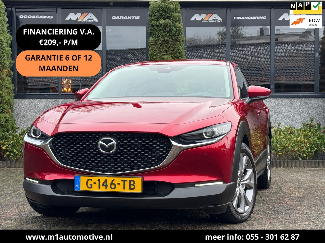 Mazda CX-30 - 2.0 e-SkyActiv-X M Hybrid Comfort | ECC | Navi | Trekhaak | 1e eig - AutoWereld.nl