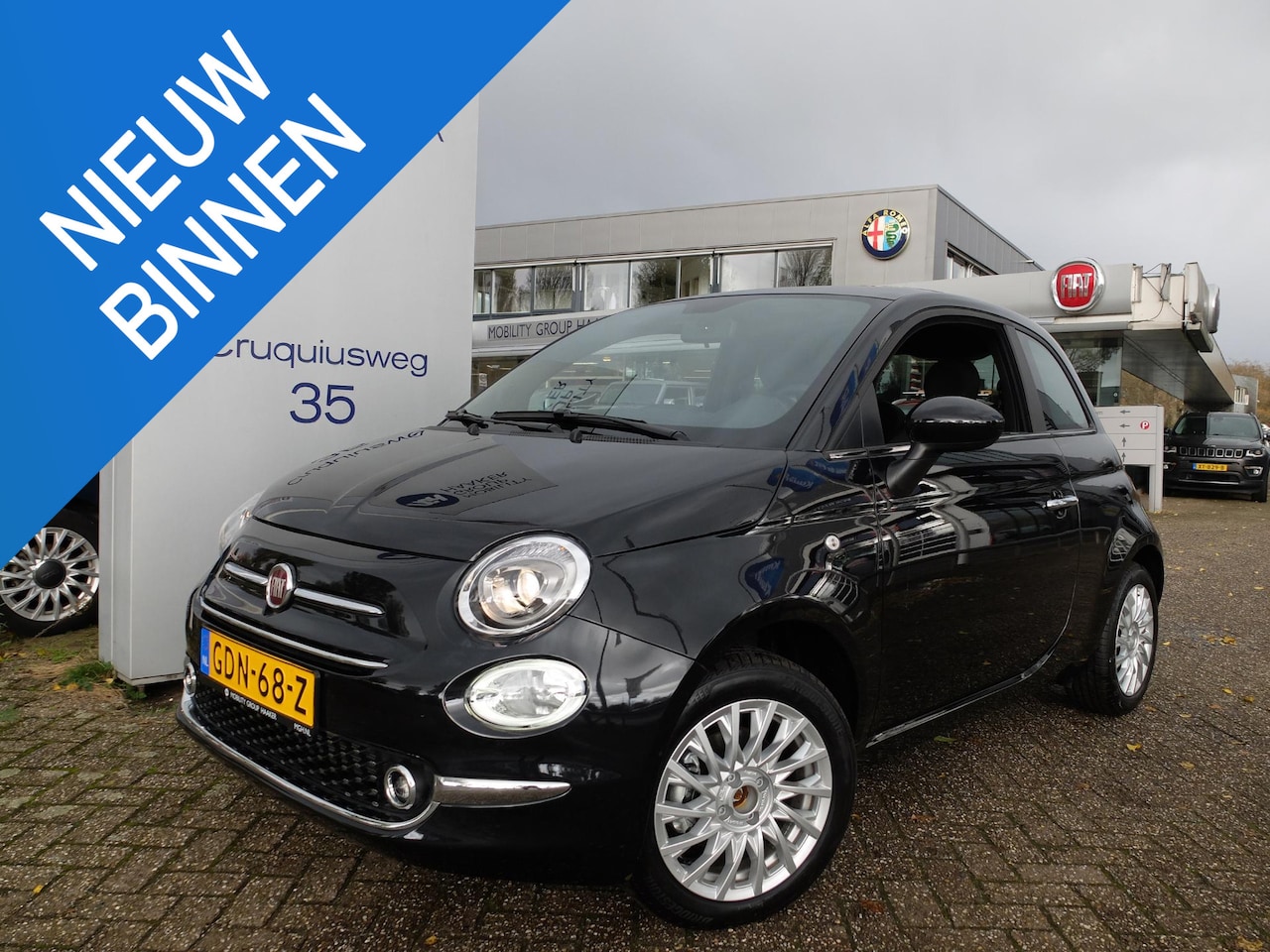 Fiat 500 - 1.0 Hybrid Dolcevita Carplay Sensoren Direct Leverbaar - AutoWereld.nl