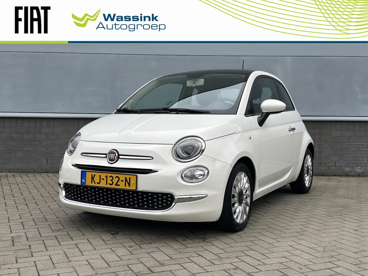 Fiat 500 - TwinAir Turbo 80pk Dualogic Lounge | Airco | Panorama Dak | Radio | Parkeersensoren Achter - AutoWereld.nl