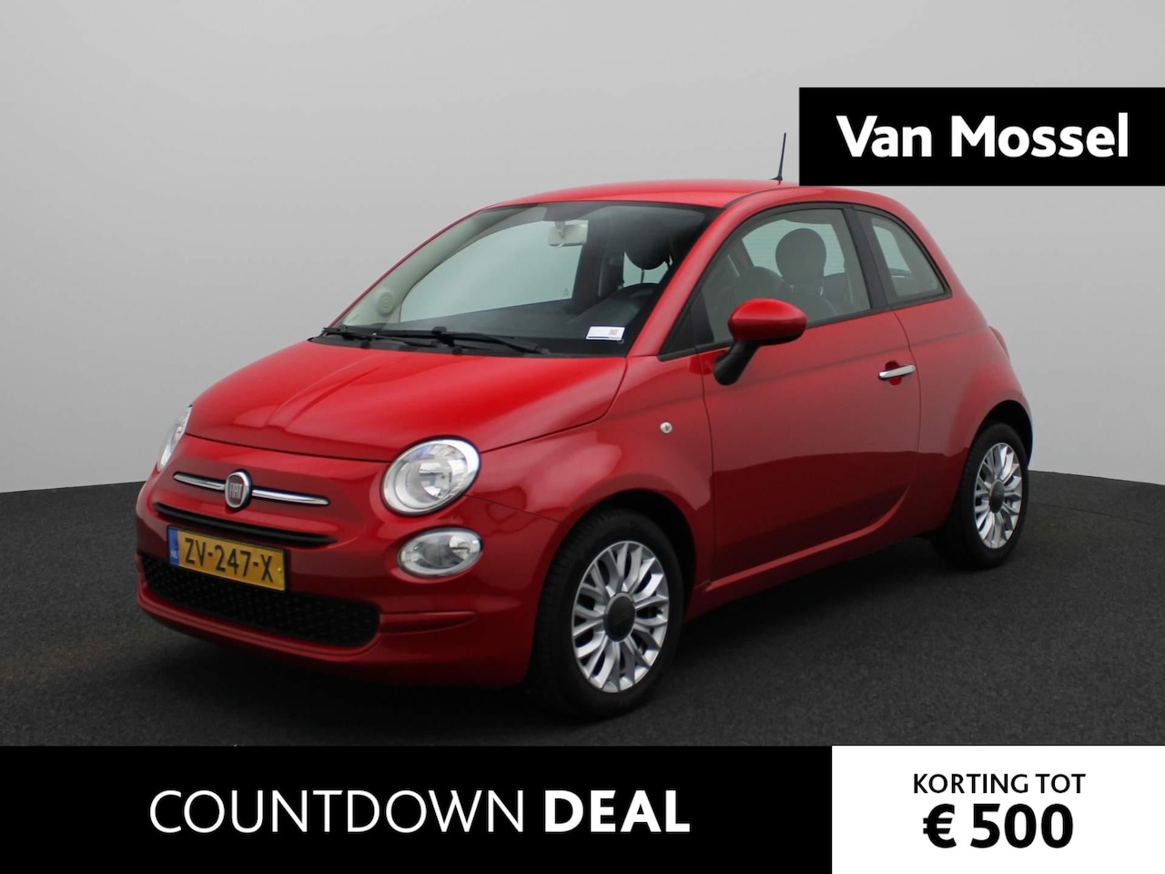 Fiat 500 - 0.9 TwinAir Turbo Popstar | Airco | Lichtmetalen velgen | Bluetooth | - AutoWereld.nl