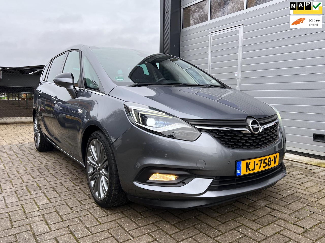 Opel Zafira - 1.4 Turbo Edition 7p. Navigatie - Lederen Bekleding - Cruise Control - Stuurverwarming - S - AutoWereld.nl