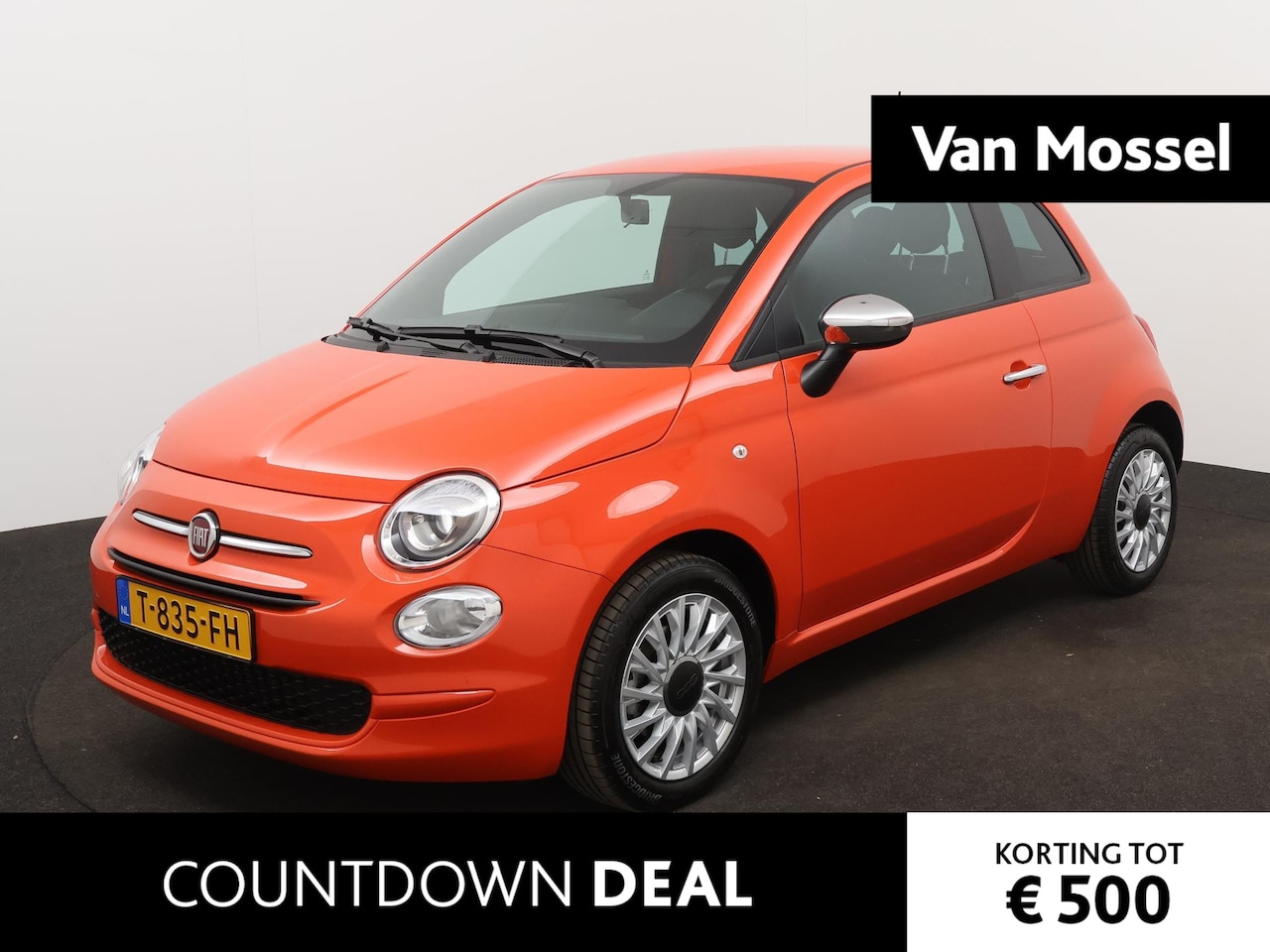 Fiat 500 - 1.0 Hybrid | Navigatie | Climate Controle | Cruise Controle | Apple /Android carplay| Lich - AutoWereld.nl