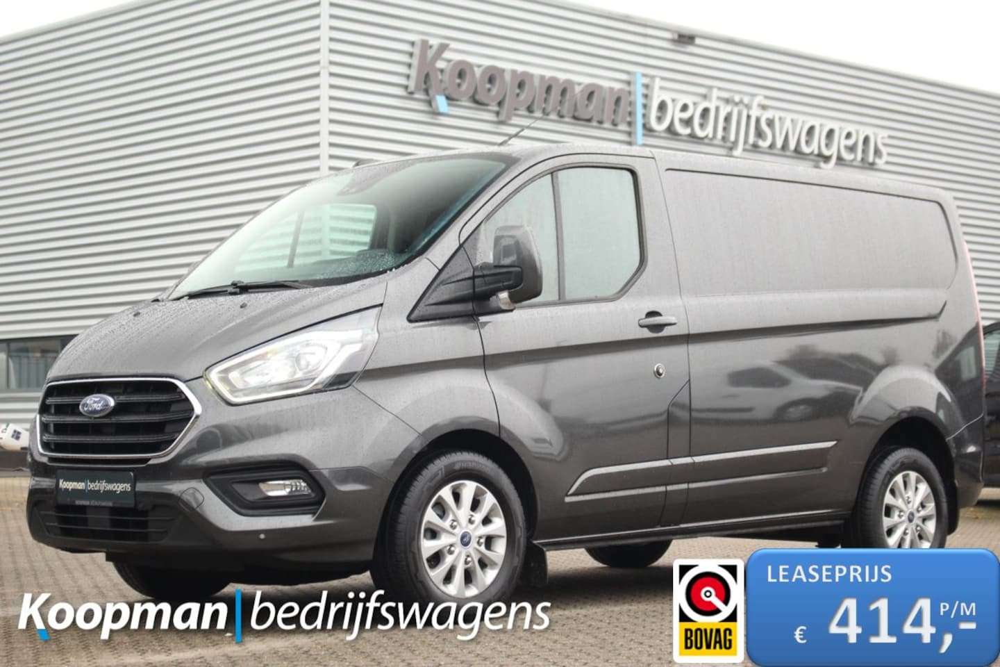 Ford Transit Custom - 280 2.0TDCI 170pk L1H1 Limited | Camera | Cruise | | Lease 414,- p/m - AutoWereld.nl