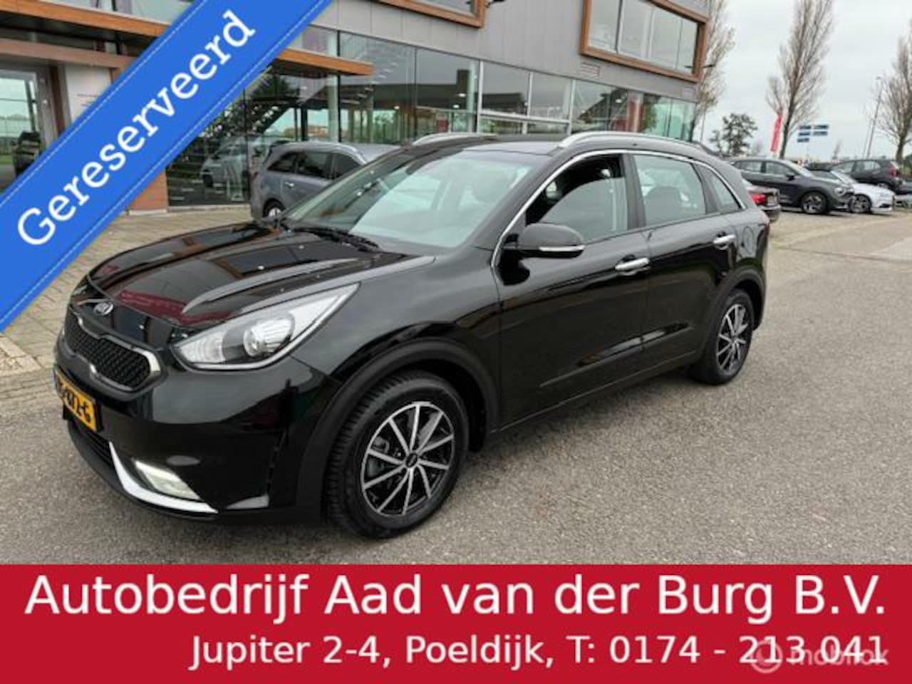 Kia Niro - 1.6 GDi Hybrid DynamicLine Navigatie , Achteruit rij camera , Cruise controle , Climate co - AutoWereld.nl