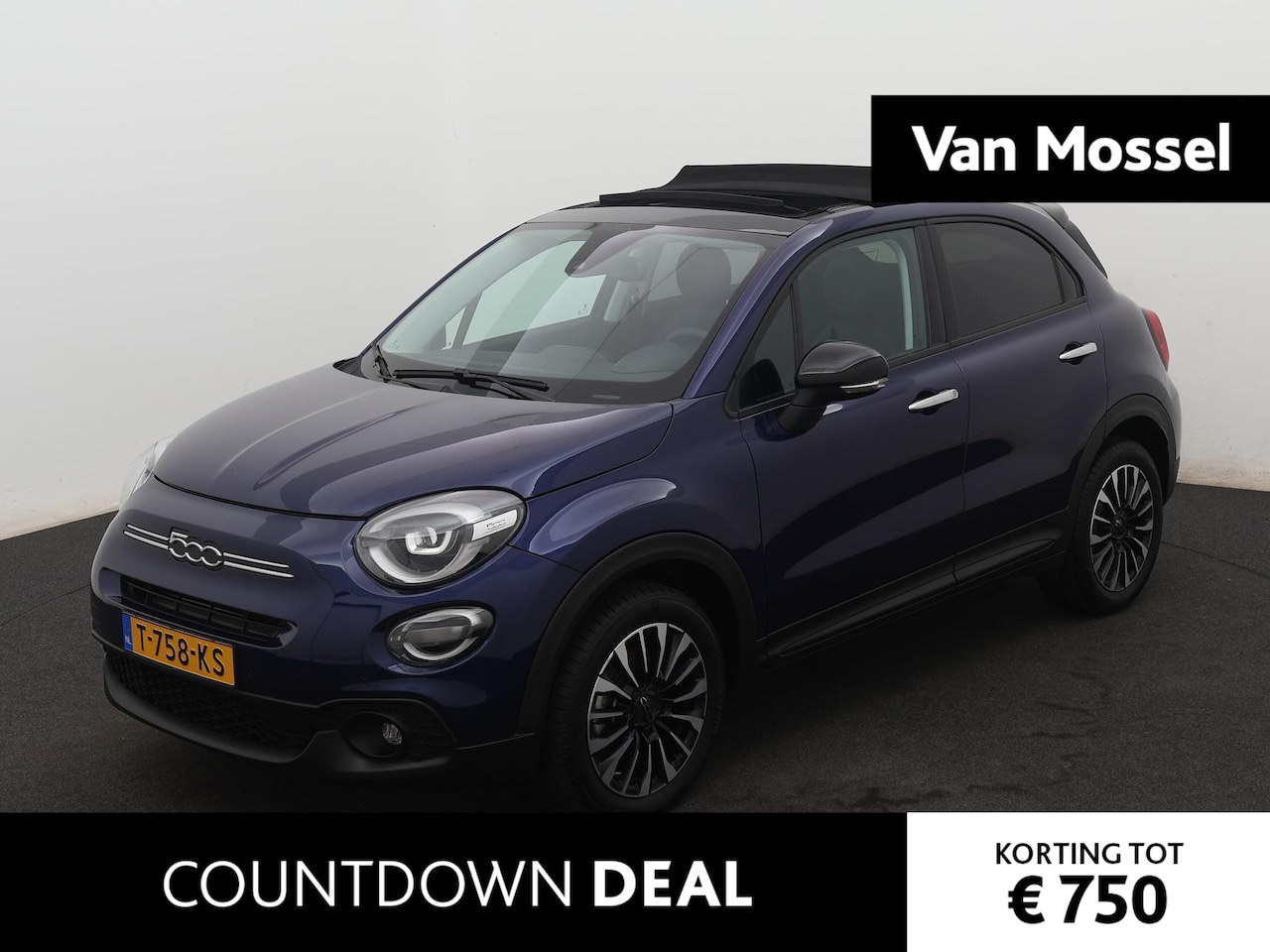 Fiat 500 X - 1.5 Hybrid Dolcevita Special Edition Cabrio | Apple Carplay | Electrisch cabriodak | Camer - AutoWereld.nl