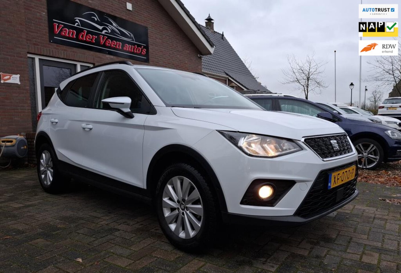 Seat Arona - 1.0 TSI Style Business Intense.1ste eigenaar! Camera|LED| Navi|Adap.Cruise|Carplay, etc. P - AutoWereld.nl