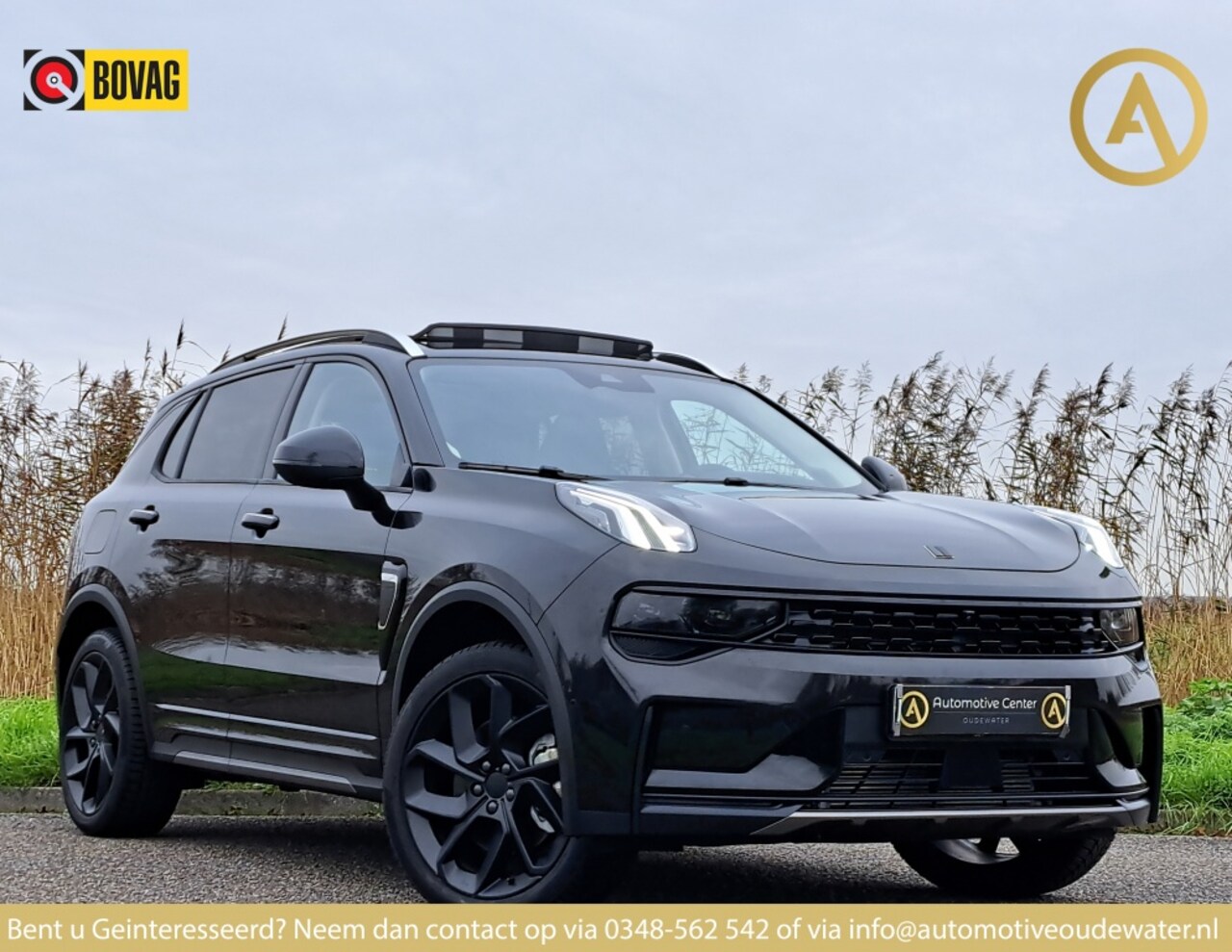 Lynk & Co 01 - 1.5 LEES TEKST | VOORBEELD ADV. BLACK ON BLACK - AutoWereld.nl