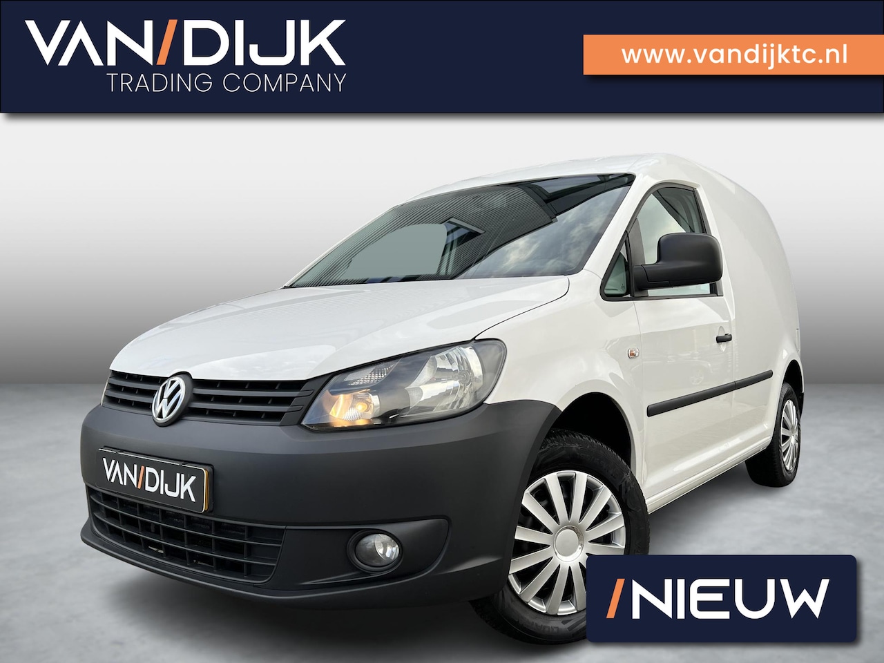 Volkswagen Caddy - 1.6 TDI Trendline ✓Airco ✓Schuifdeur Rechts ✓Elektrisch Pakket ✓Trekhaak ✓Volledig onderho - AutoWereld.nl