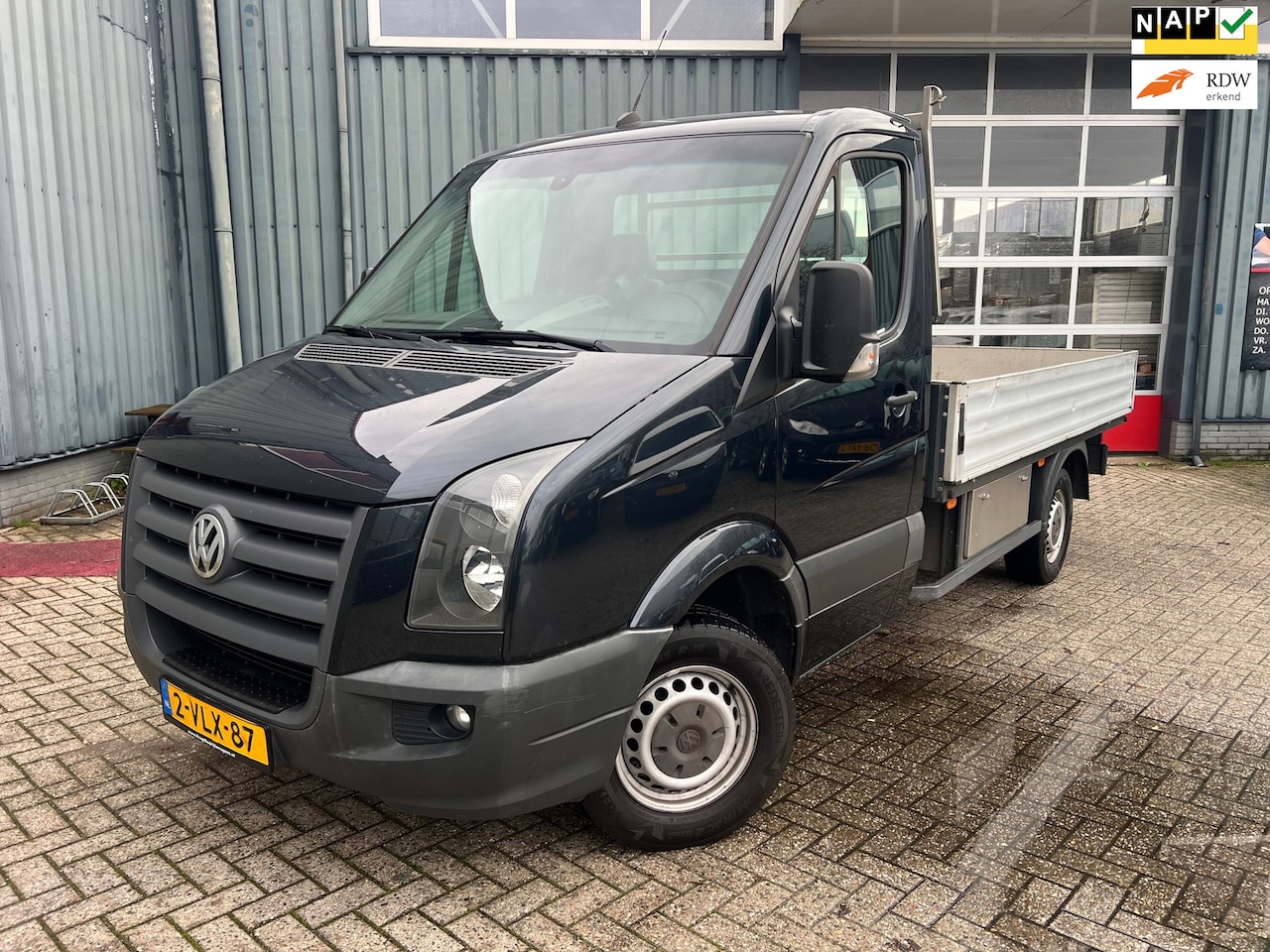 Volkswagen Crafter - 35 2.5 TDI L2 DC Openlaadbak/Laadbak/Airco/Cruise/Nap/Cruise/APK - AutoWereld.nl