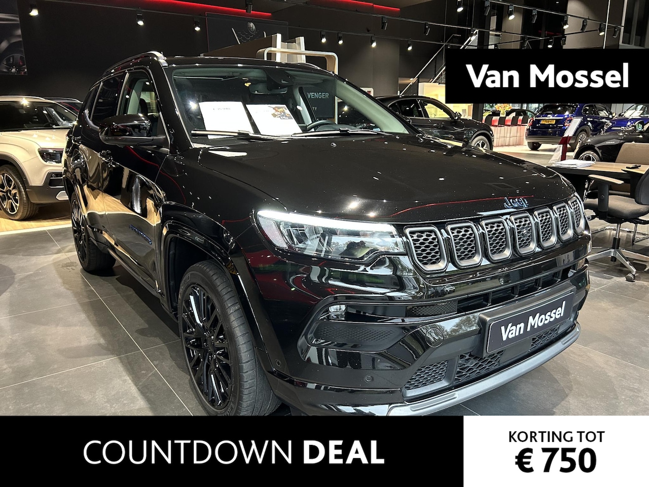 Jeep Compass - 4xe 240 Plug-in Hybrid Electric S | Elec panoramadak | Stoel en stuurverwarming | Apple ca - AutoWereld.nl