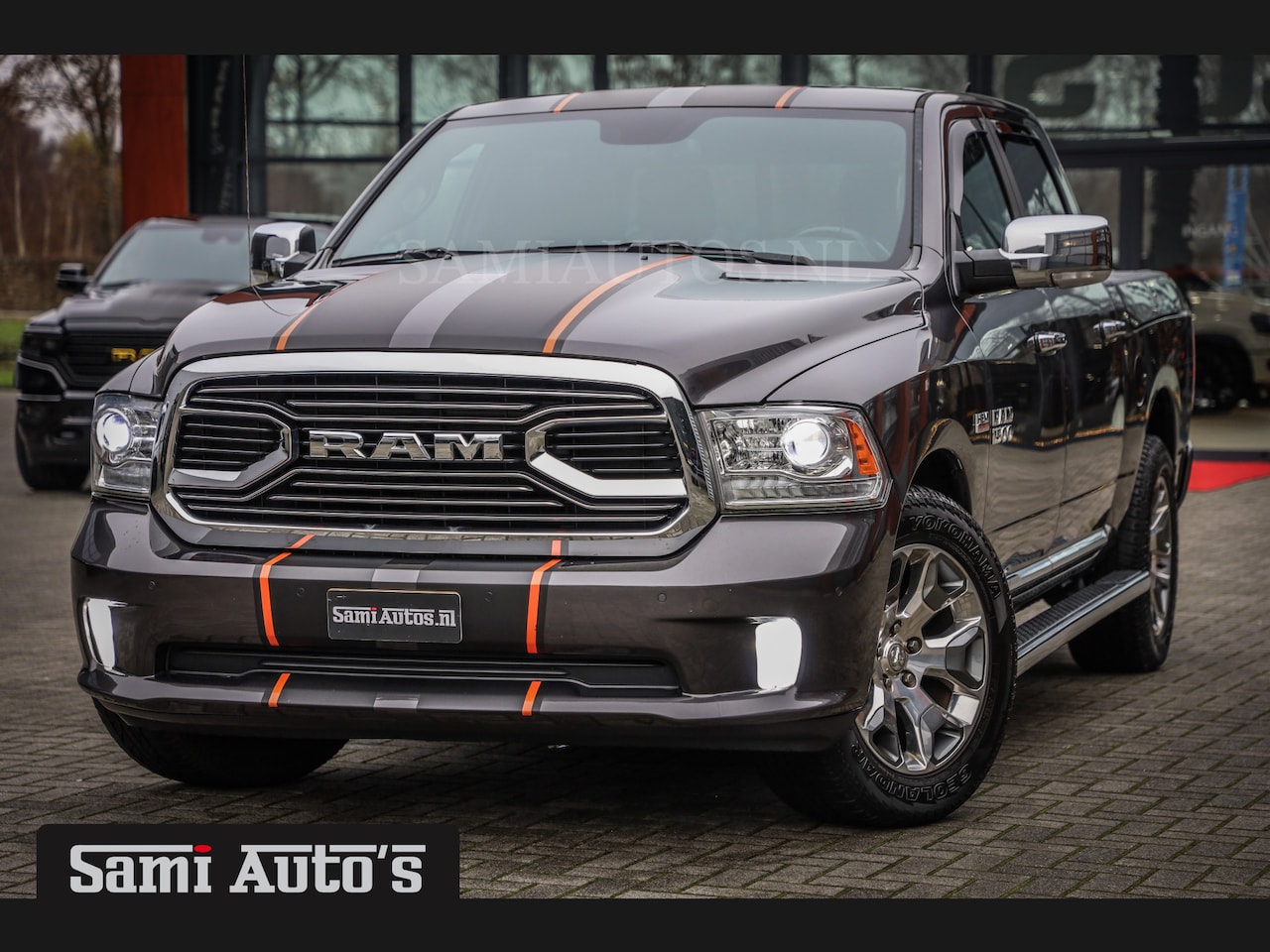 Dodge Ram 1500 - LIMITED | 5.7 V8 4x4 HEMI 402PK | GRANITE CRYSTAL | DUBBELE CABINE | 5 PERSOONS PICK UP | - AutoWereld.nl